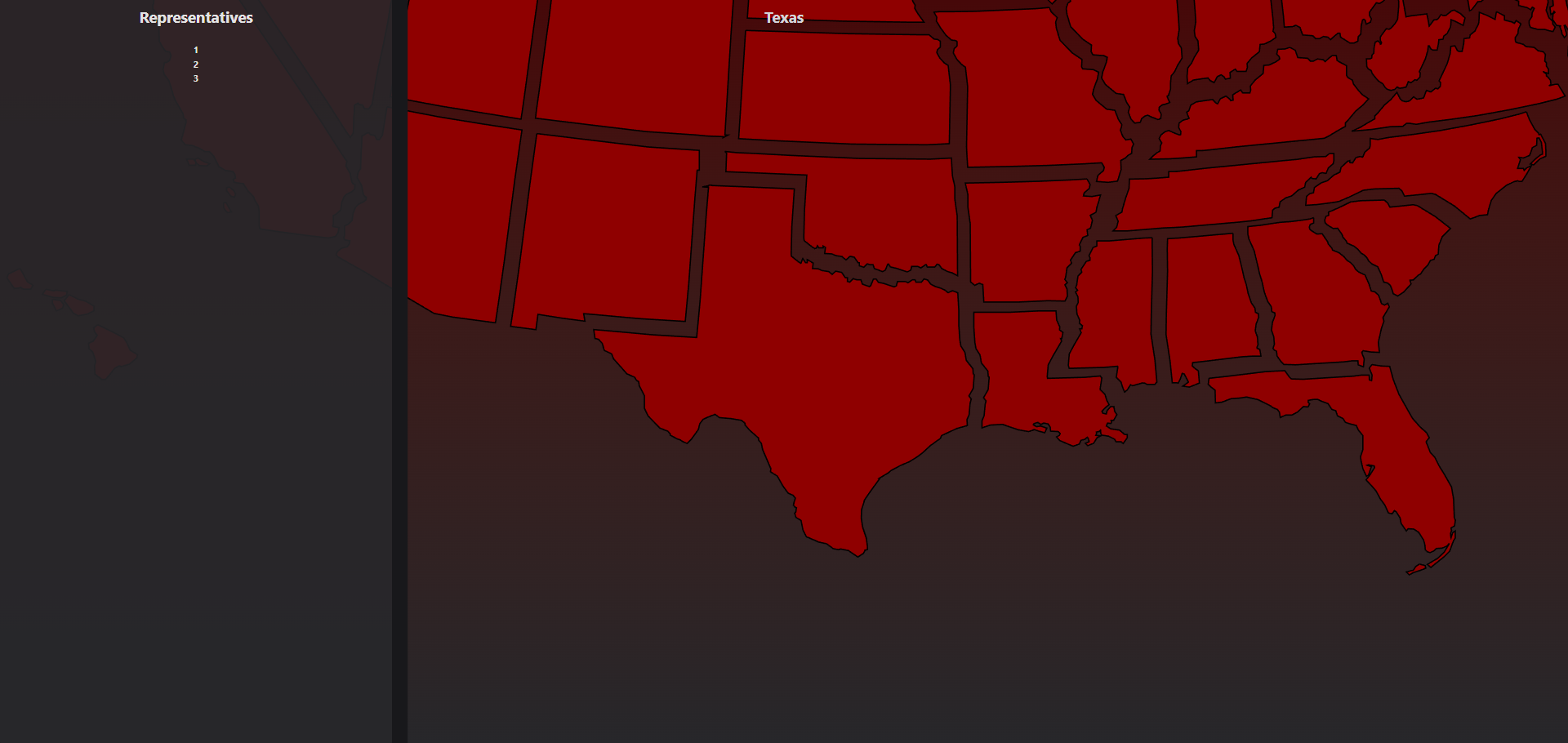 Picture of fullstack app named Country View